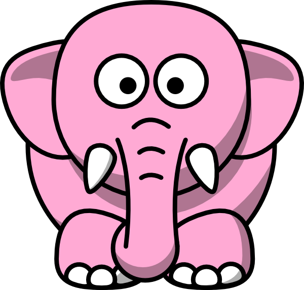 Elephant Drawing Cartoon (600x573)