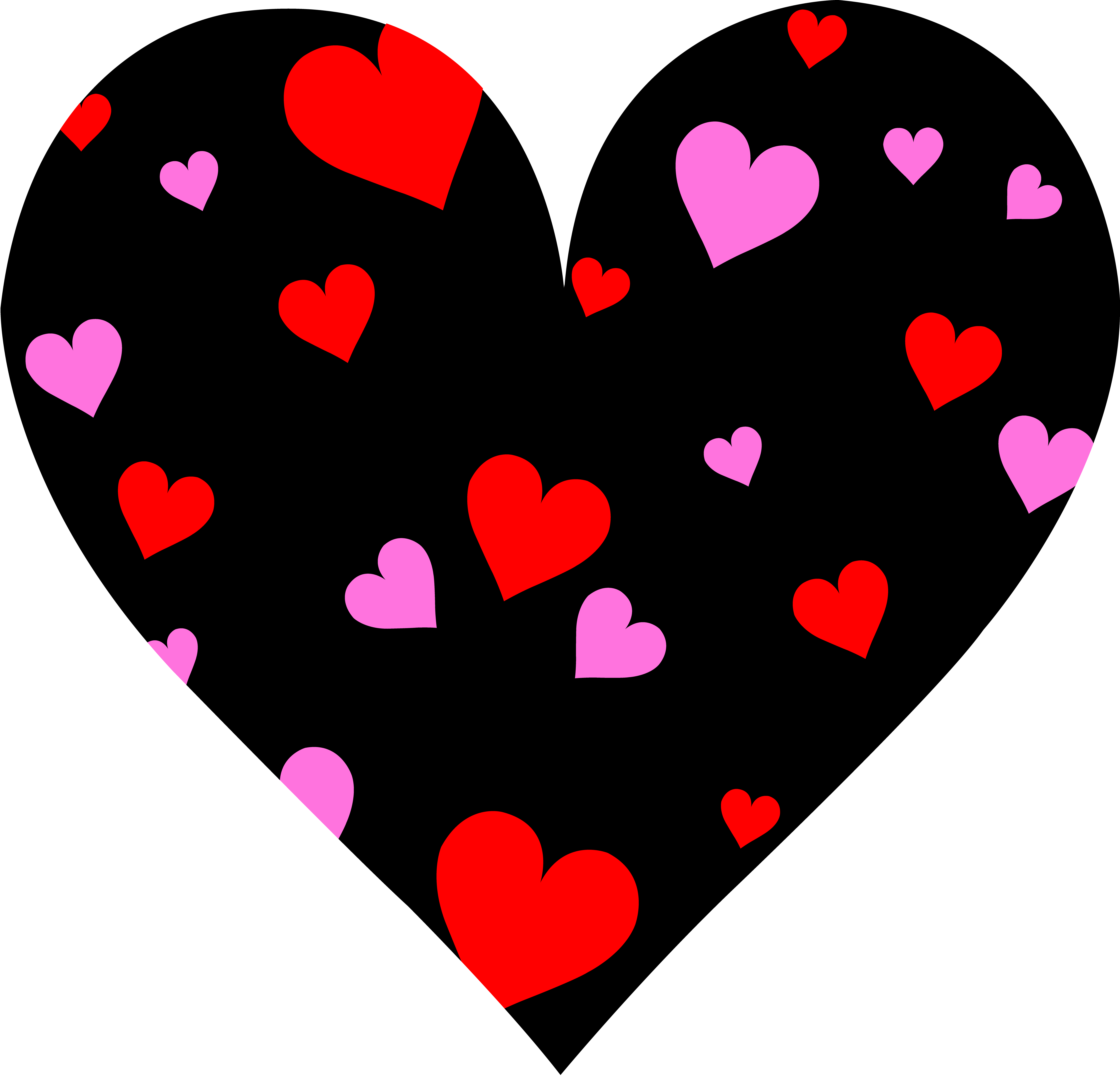 Free Valentine Clipart - Valentines Day Heart Clipart (6516x6261)