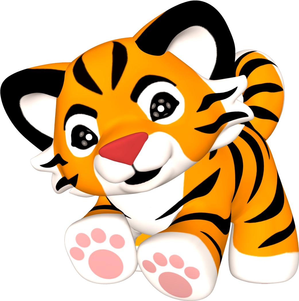 Baby Tiger Clipart - Tiger Clipart Png (1127x1122)