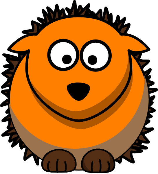 Hedgehog Clip Art At Clker - Hedgehog Clipart Png Transparent (546x599)