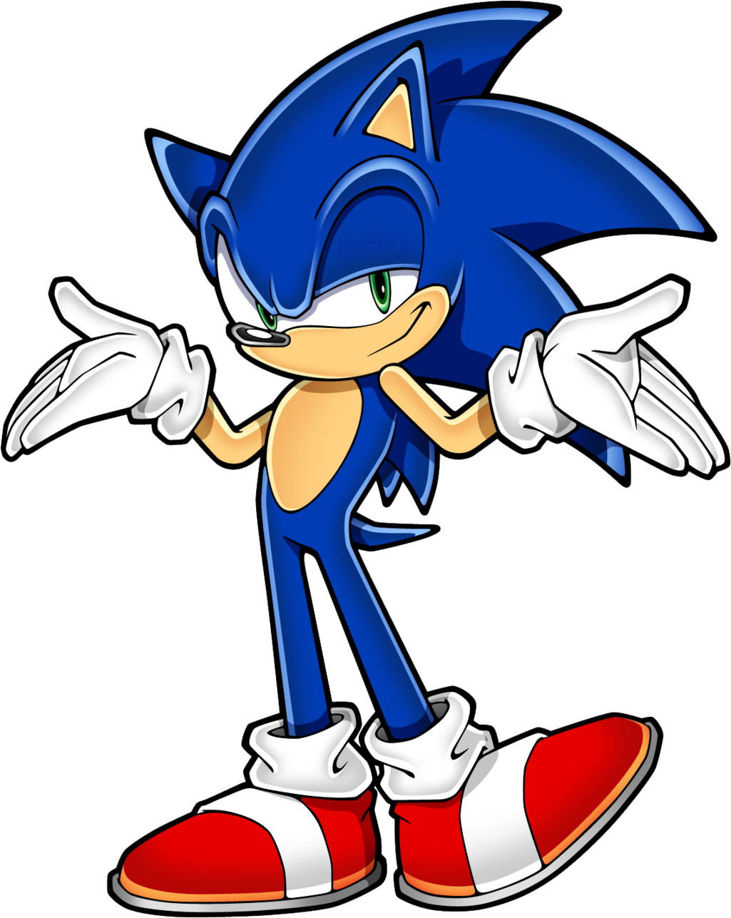 Sonic Shrugging - Mighty Number 9 It's Better Than Nothing (1024x1301)