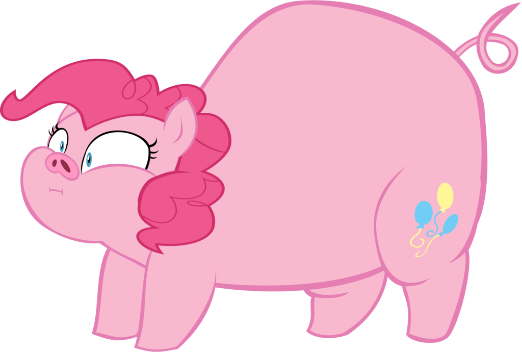 Pinkie Pig Morph Part 3 Complete Piggy Pie By Megarainbowdash2000 - My Little Pony Pig Pinkie Pie (1024x690)