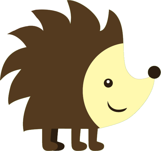 Hedgehog Woodland Clip Art - Woodland Hedgehog Clipart (561x526)