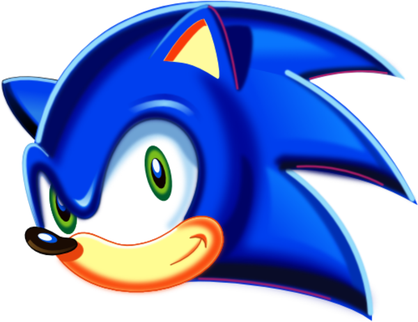 Sonic Clip Art - Sonic The Hedgehog Head Png (600x462)
