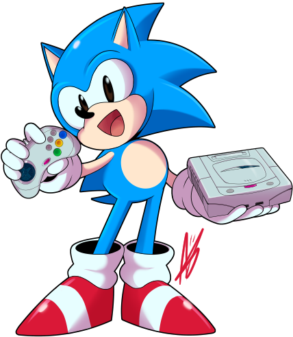 Hear Ye Hear Ye Clip Art - Saturn Sonic (468x512)