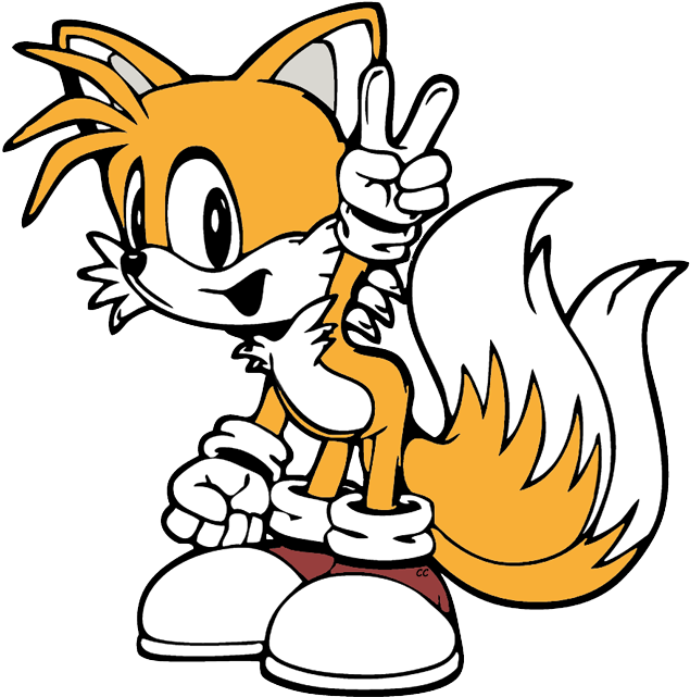 Sonic The Hedgehog Clip Art Images - Tails The Fox (643x651)
