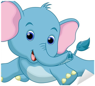 Cute Elephant Cartoon (400x400)