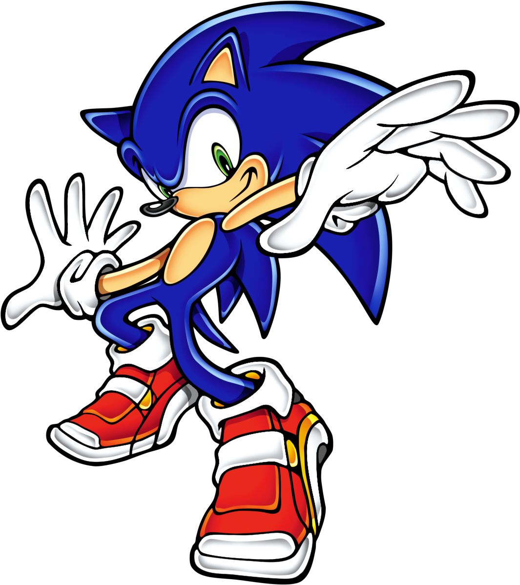 Sonic The Hedgehog Clipart Sonic 2 - Sonic Adventure 2 Battle Sonic (1072x1211)