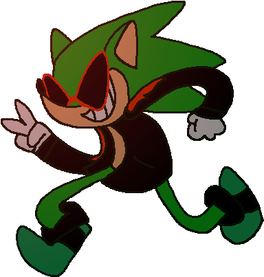 Scourge The Hedgehog By G0atfac3 - Scourge The Hedgehog Png (399x415)