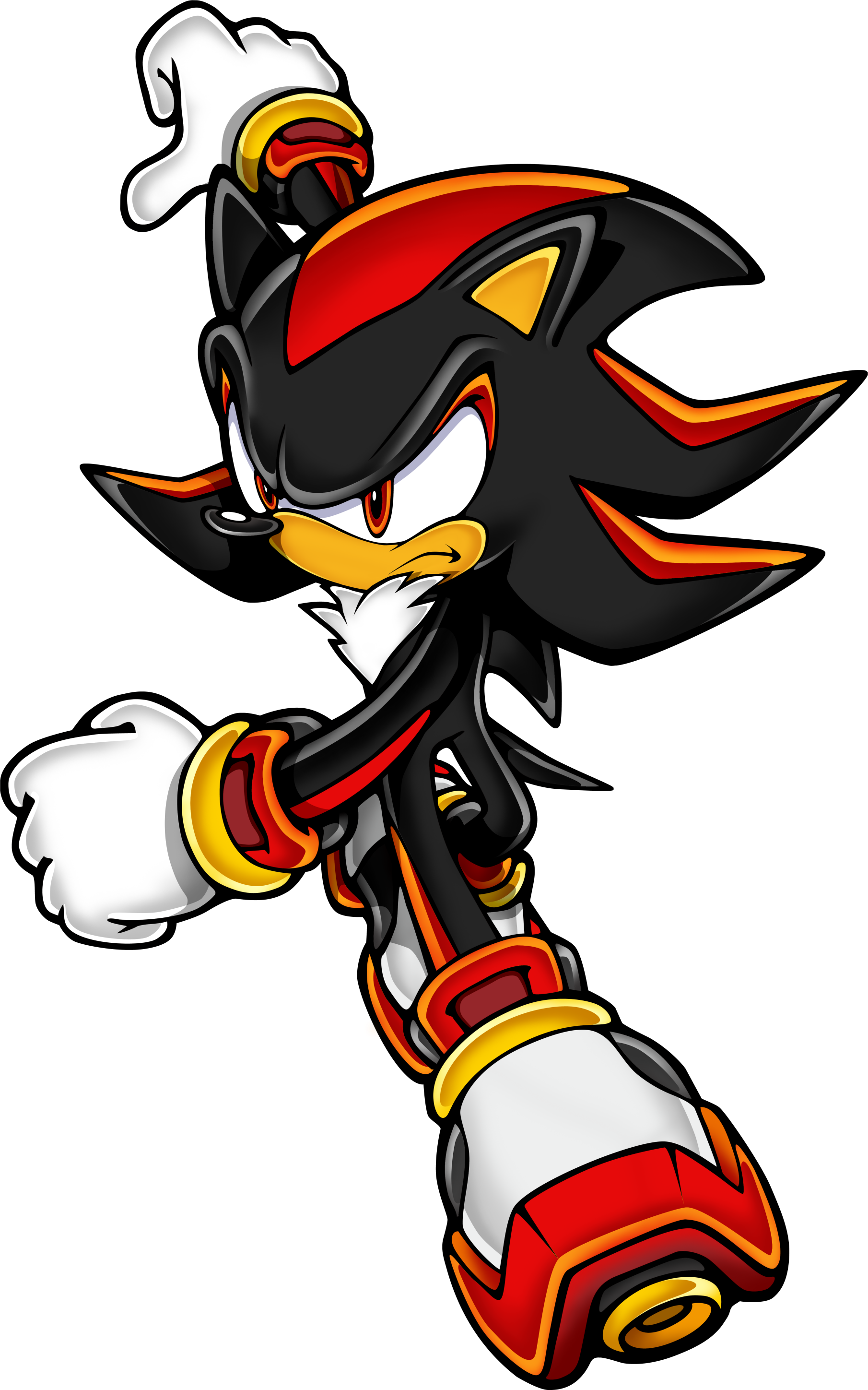 Sonic Runners Shadow - Shadow The Hedgehog Sonic Adventure 2 (1810x2897)