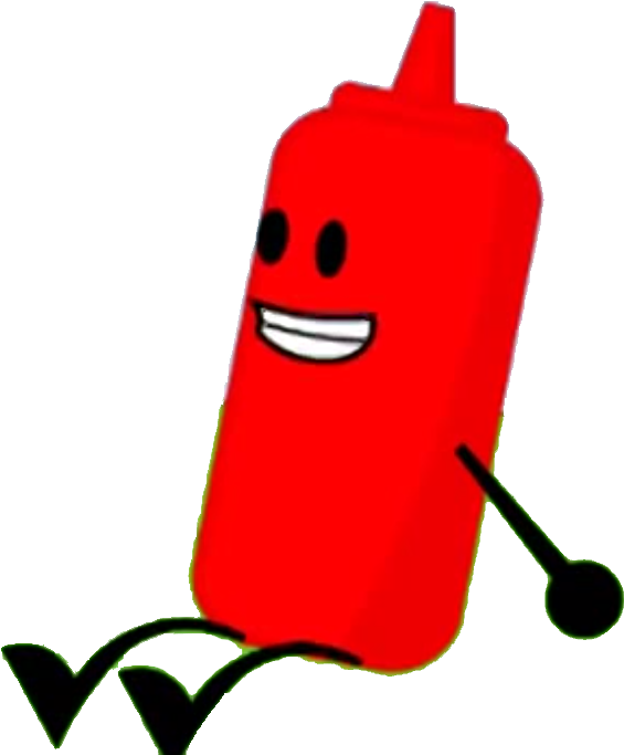 Ketchup Clipart Bfdi - Ketchup Bfdi (574x682)