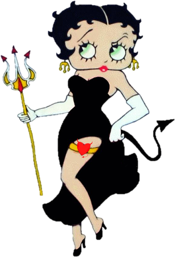 Resultado De Imagen De Betty Boop - Black Betty Boop Devil (886x883)