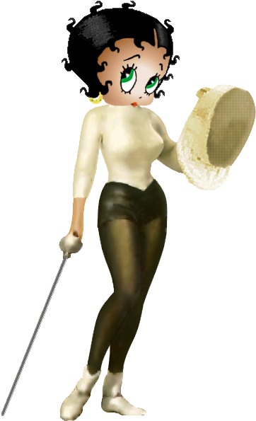 Betty Boop Fencing Photo Bettyboopfencing - Betty Boop (400x620)