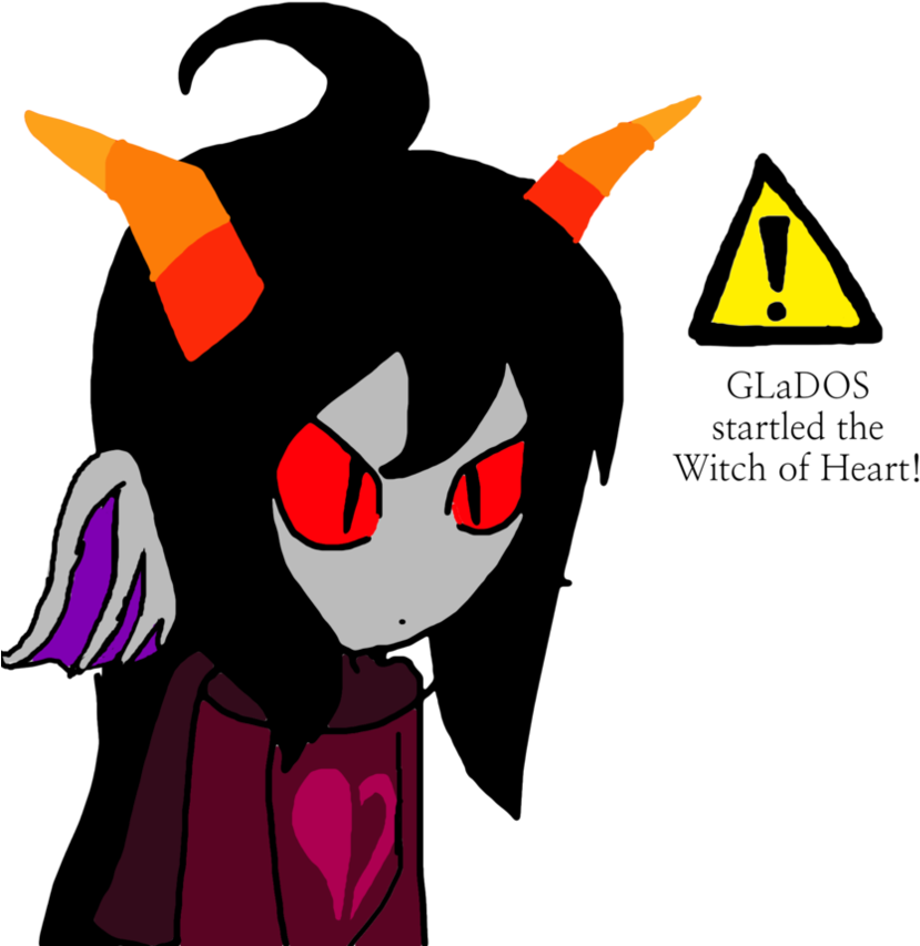 Startle The Witch Of Heart By Wildcatprincess4ever - Glados Heart (894x894)