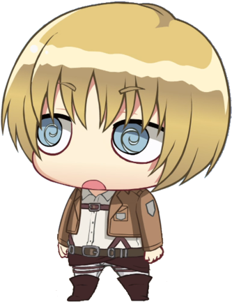 Chibi Armin By Miarocks16 - Shingeki No Kyojin Chibi Armin (400x510)