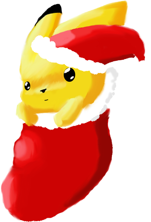 Christmas Pikachu By Ina0601 - Christmas Pikachu Transparent (800x800)