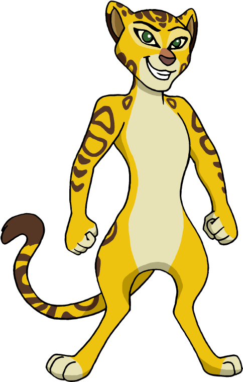 Fuli The Cheetah By Lionkingrulez - Deviantart Lion Guard Fuli (543x810)