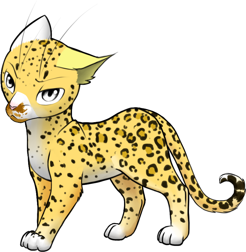So Cute - Warrior Cats Leopard Fur (1024x1024)