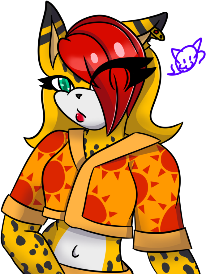 Minx The Cheetah [fanart] By Mydoggycatmadi - Cartoon (894x894)