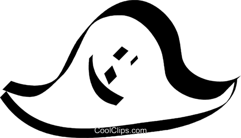 Napoleon Hat Royalty Free Vector Clip Art Illustration - Chapeu Napoleao Png (480x275)