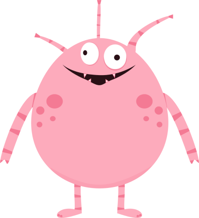 Clip Art Monsters On Monsters Clip Art And Cute Monsters - Cute Monster Cartoon Png (410x450)