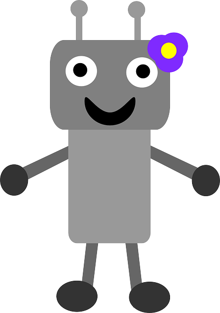 Happy Girl, Robot, Happy - Girl Robot Png (449x640)