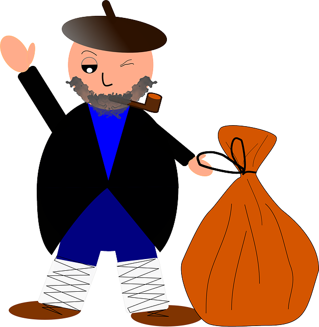 French Basque, Man, Person, French - Olentzero Png (625x640)
