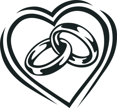 Wall Colour - Wedding Diamond Rings Vectors (374x345)