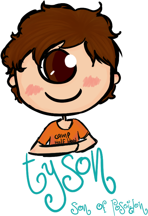 Saladsalty 98 20 Percy Jackson - Tyson Percy Jackson Png (550x750)