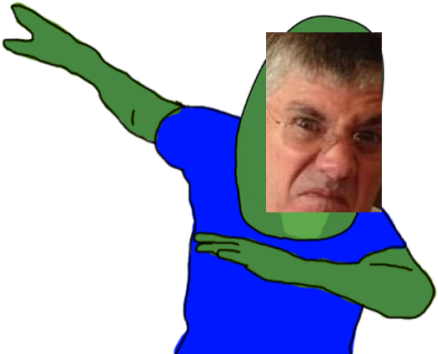 Pickle Rick Or Dickle Rick Pjo Hoo Shitpost Percy Jackson - Pickle Rick Dabbing Gif (500x360)
