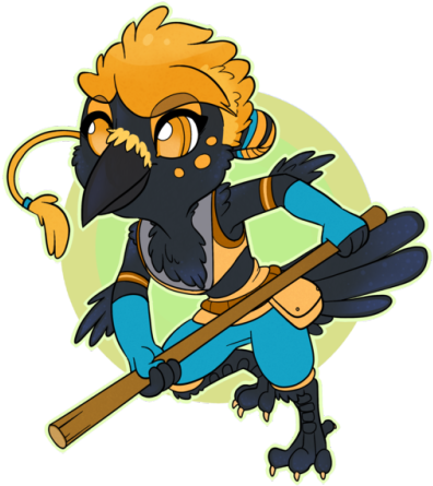 Aaaaaa Look At My Pretty Kenku Gal Done By The Wonderful - Dungeons & Dragons (500x500)
