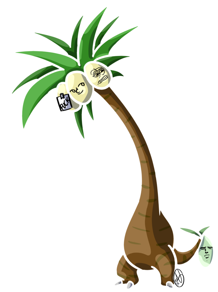 Alola Exeggutor By Usa50hero Alola Exeggutor By Usa50hero - Illustration (1024x1024)