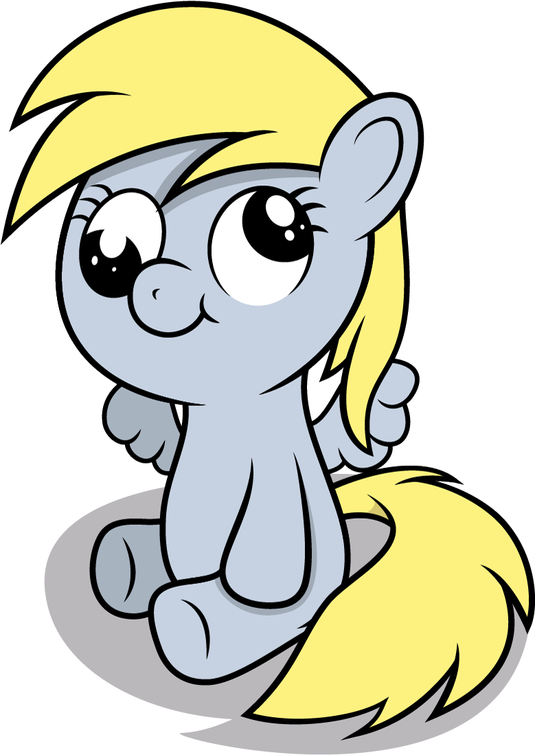 Derpy Hooves Pony Yellow Mammal Vertebrate Black And - Thumb (800x1131)