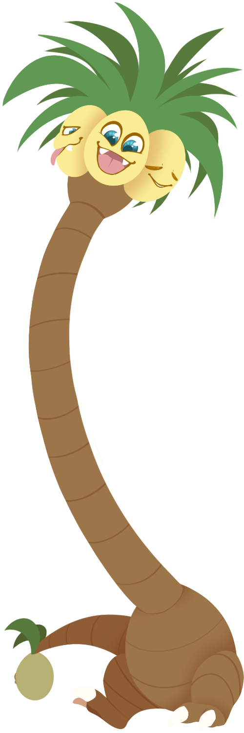 Exeggutor - Circle (500x1500)