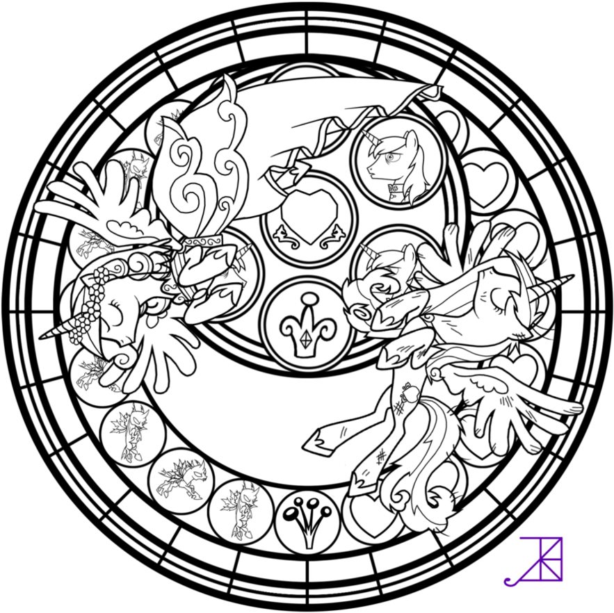 My Little Pony Games - Kingdom Hearts Coloring Pages (894x894)