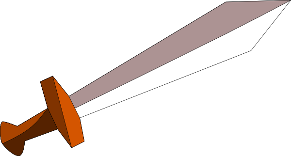 Sword Clip Art At Clker - Sword Clipart (600x322)