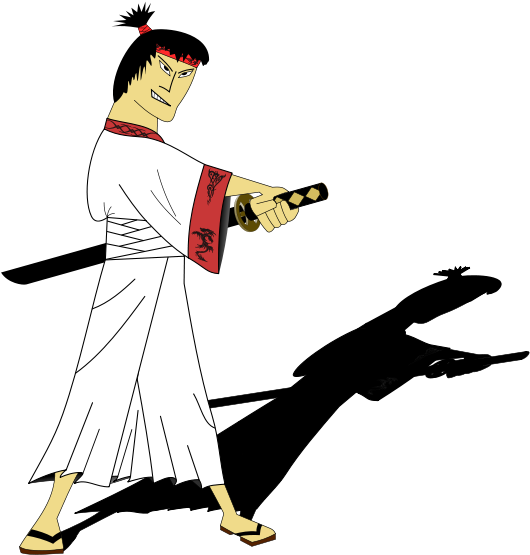 Clip Art Tags - Art Clip Of Samurai (800x800)