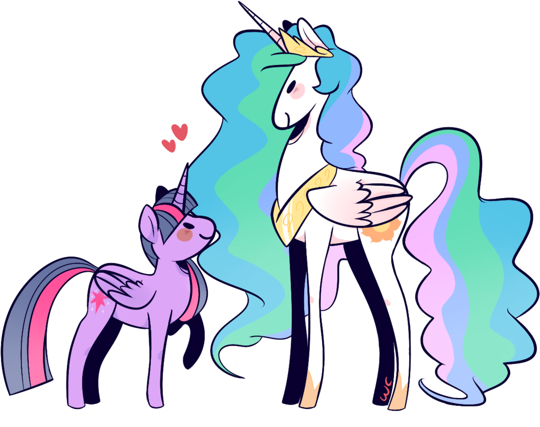 A Small Twilestia By Waackery - Cartoon (1280x912)