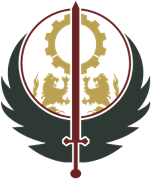 GK Fallout 4 Brotherhood of Steel Logo Aufbügel- oder Aufnäher-Patch, 6,3 x 7,6 cm, Militärisch, Stahl, Ein Stück, Buchstabe-Form, Videospiele