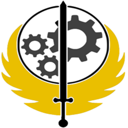 Steel Clipart Brotherhood - Brotherhood Of Steel Fallout 4 Logo (420x420)
