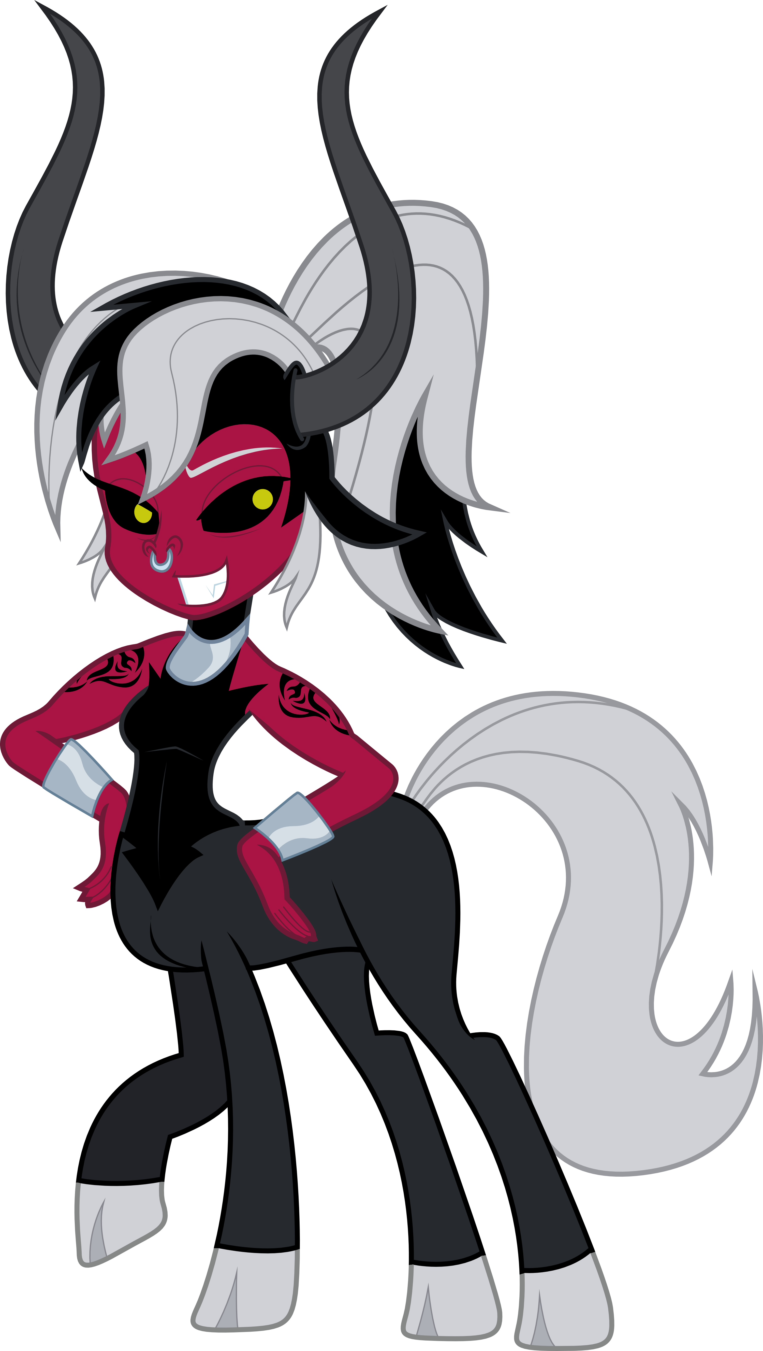 Twilight Sparkle Rainbow Dash Princess Celestia Pinkie - My Little Pony Tirek Girl (3000x5309)