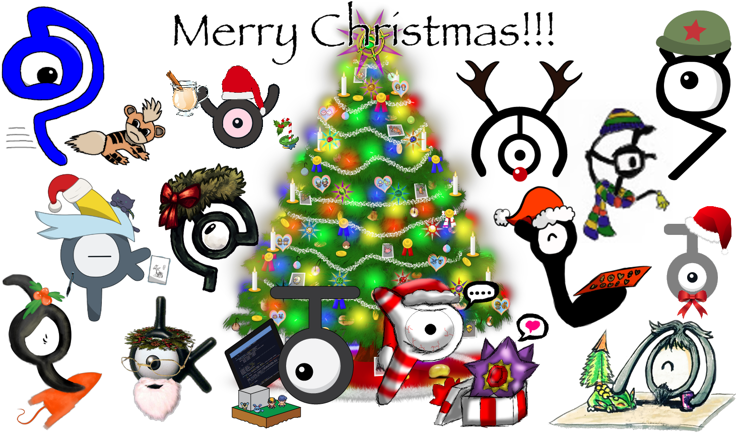 Generalmerry Christmas Tpp From The Christmas Artist - Cartoon (1500x860)