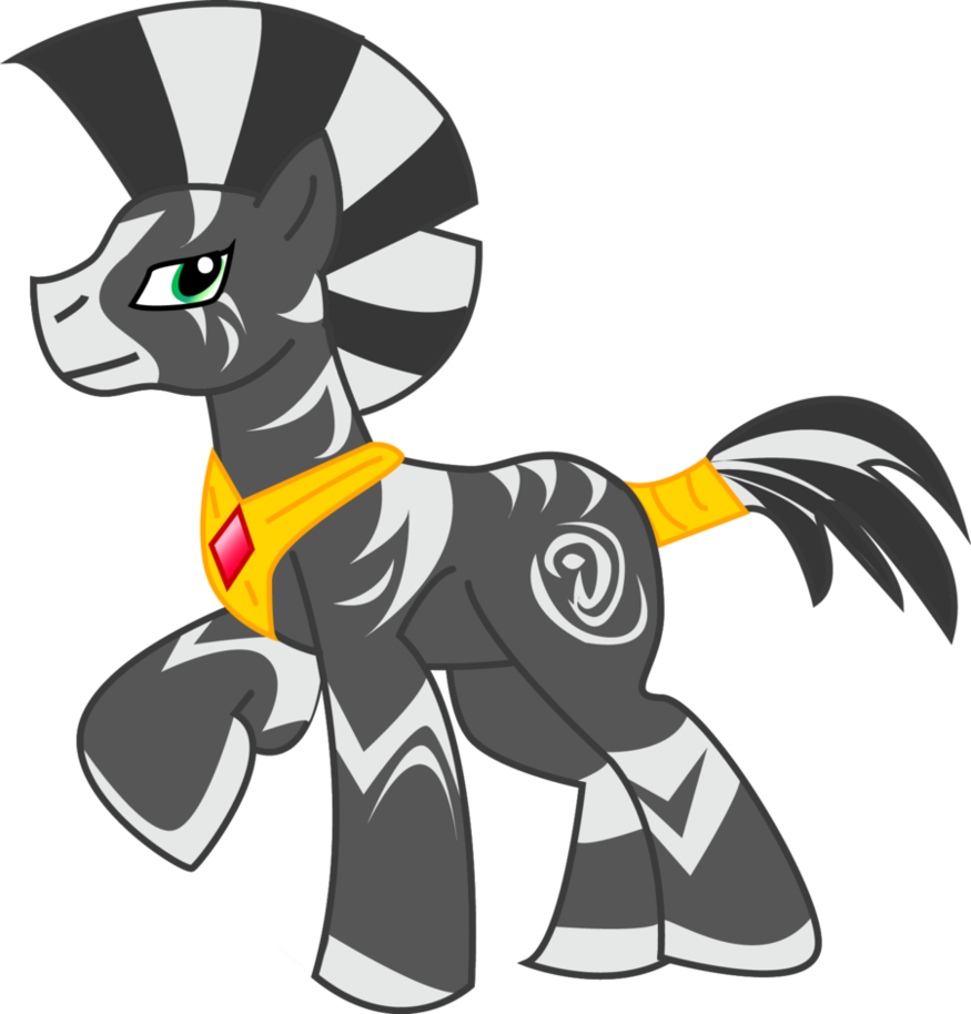 Zane Mlp Fim By Katlyon-d4mdh2n - My Little Pony Zebras (875x914)