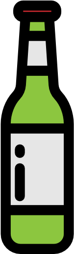 Beer Free Icon - Bouteille De Bière Dessin (512x512)