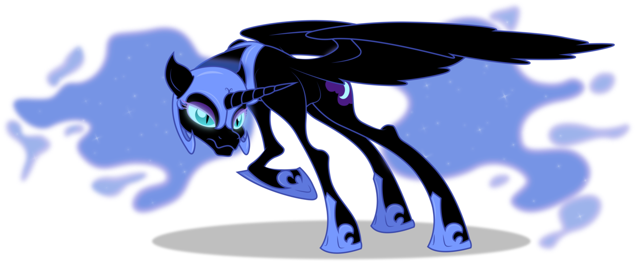 Drawn My Little Pony Snooty - My Little Pony Black Pony (1280x557)