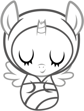 Broken Horn Alicorn By Erisgrim - Unicorn (400x467)