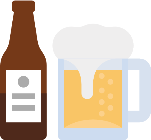 Beer Free Icon - Camping Le Petit Paris (512x512)