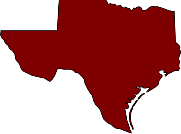 Maroon Clipart Texas - Texas With Heart Clipart (640x480)
