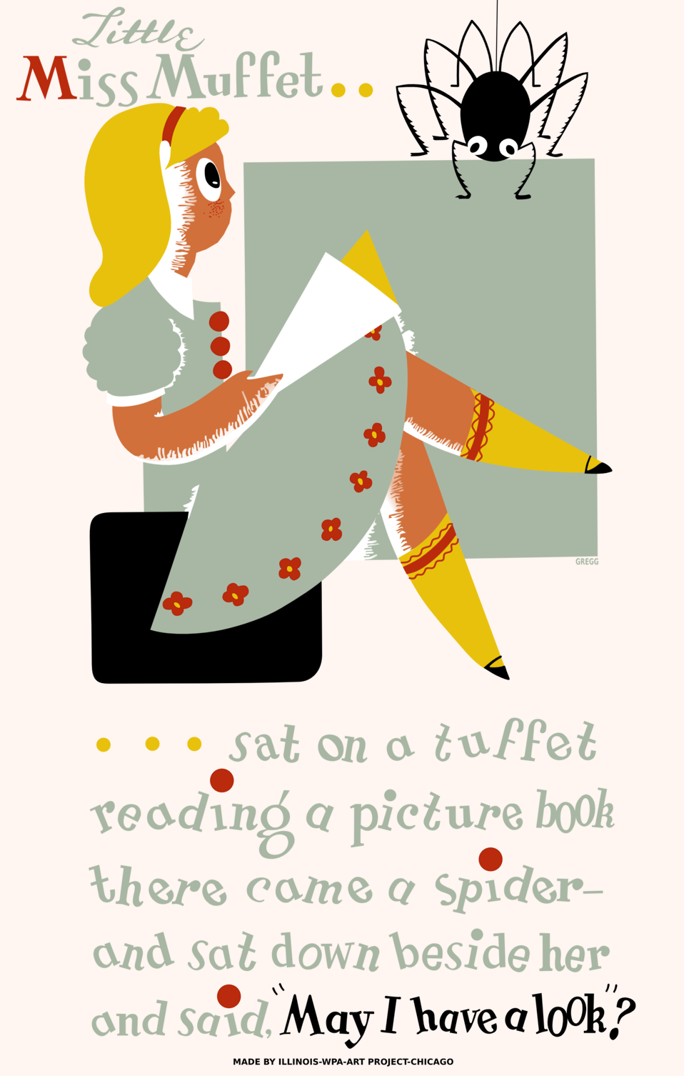 Little Miss Muffet Poster - Little Miss Muffet Parody (958x1506)