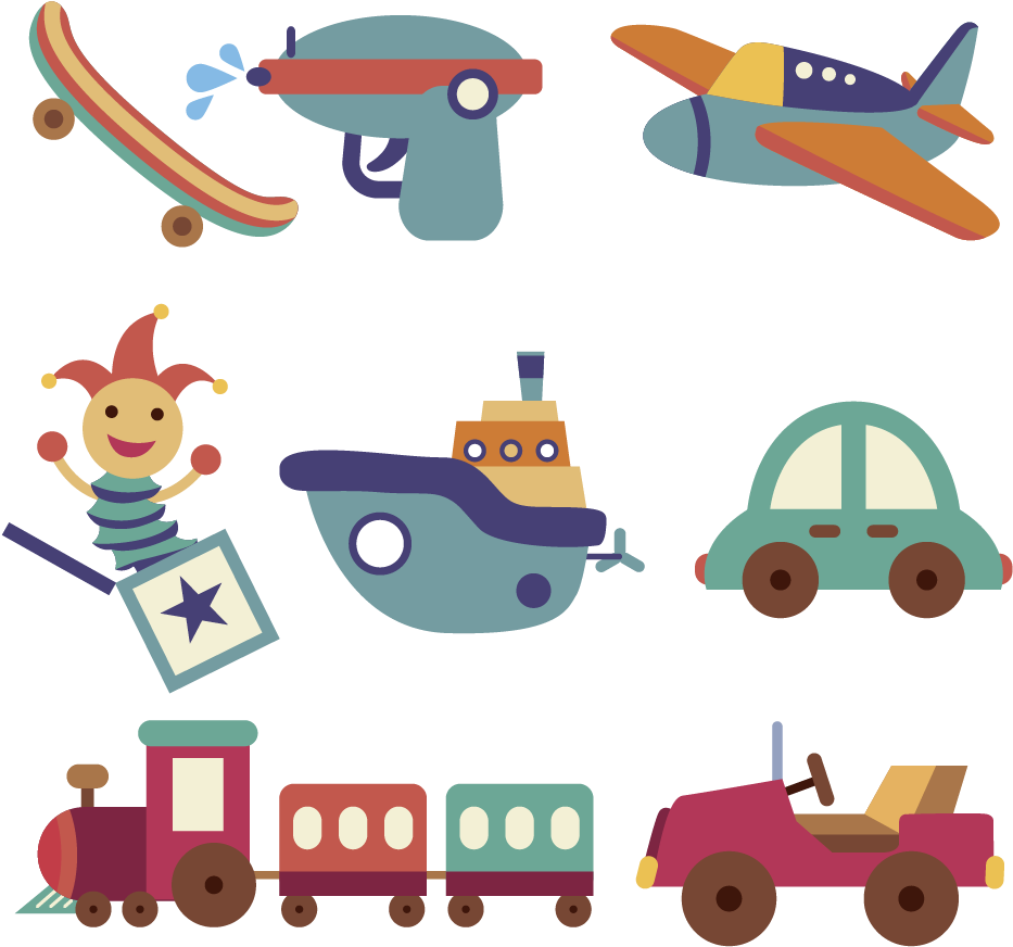 玩具素材矢量图 - Submarine Spray Station - Battery Operated Water Pump (1000x1000)